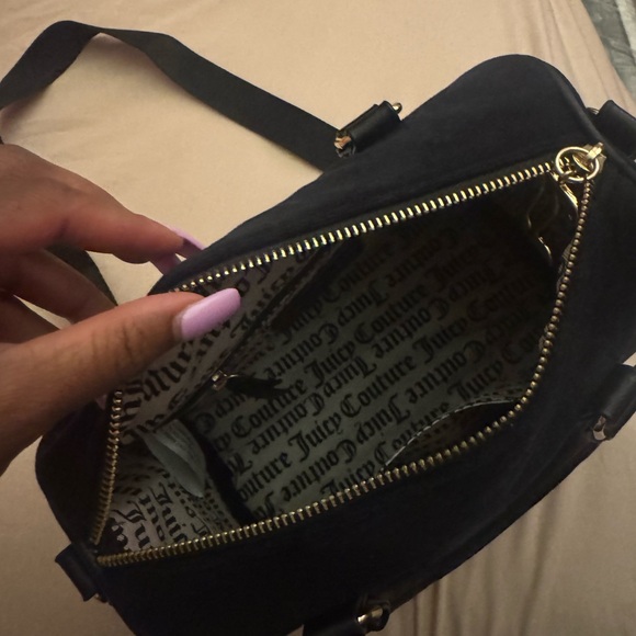 Juicy Couture Black Handbag with Gold Accents - Picture 2 of 4